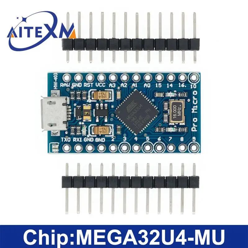 MICRO/MINI/TYPE-C USB ATMEGA32U4 Modul 5V 16MHz Board Für Arduino – Bild 3