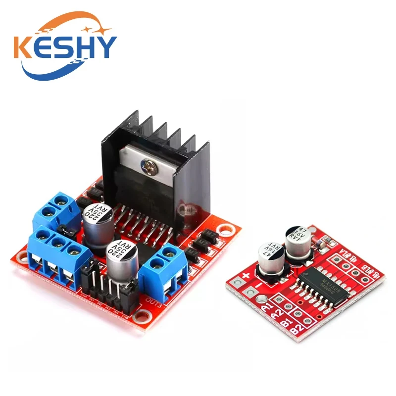 L298N DC-Motortreiber-Modul L298N Schrittmotor Smart Car Roboter Steckplatine Peltier Hochleistungs-L298