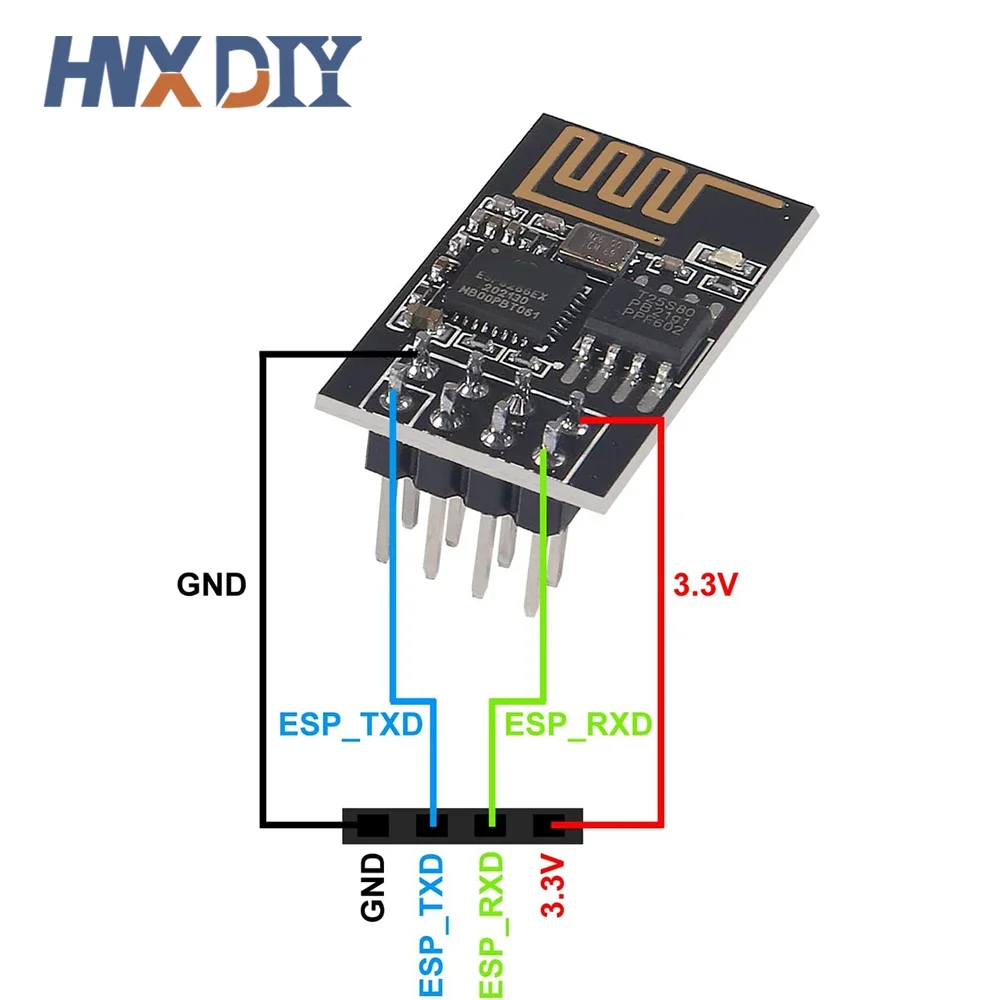 Verbesserte Version ESP-01 Serielles ESP-01S ESP8266 WLAN-Modul – Bild 4