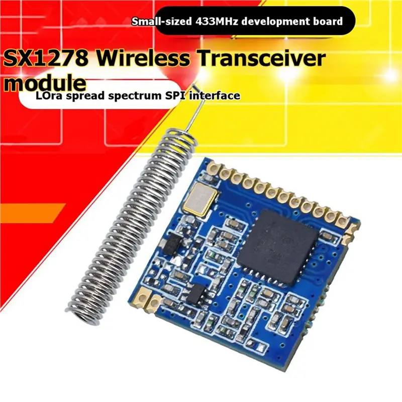 2X SX1278 Lora 433 MHz Funkmodul, RF-Transceiver-Antenne mit großer – Bild 4