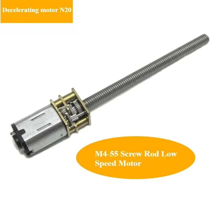 DC 3V 6V 12V Getriebemotor N20 Langwellen-Schraubenmotor M4-55 – Bild 6