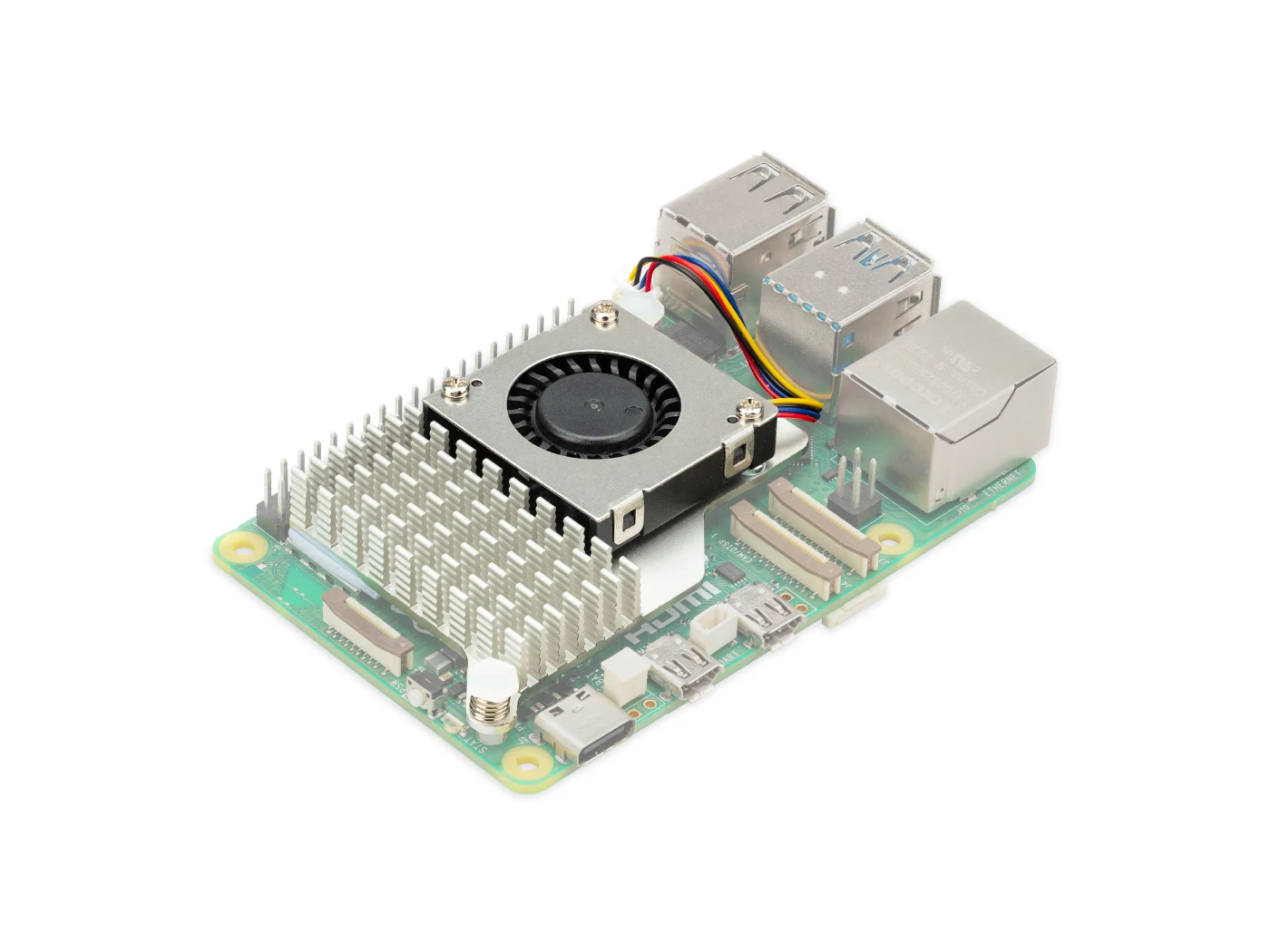 Raspberry Pi 5 Active Cooler Zubehör kombiniert Metall-Kühlkörper – Bild 2