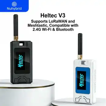 Heltec ESP32 LoRa V3 Kit mit Gehäuse, Modulplatine SX1262 CP2102, Meshtastic LoRaWAN IoT-Knoten, Lora-Antenne