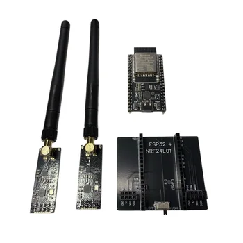 Entwicklungsboard ESP32 DevKitC + NRF24L01 PA LNA Version 1.2 2,4GHz Modul mit Unterstützung