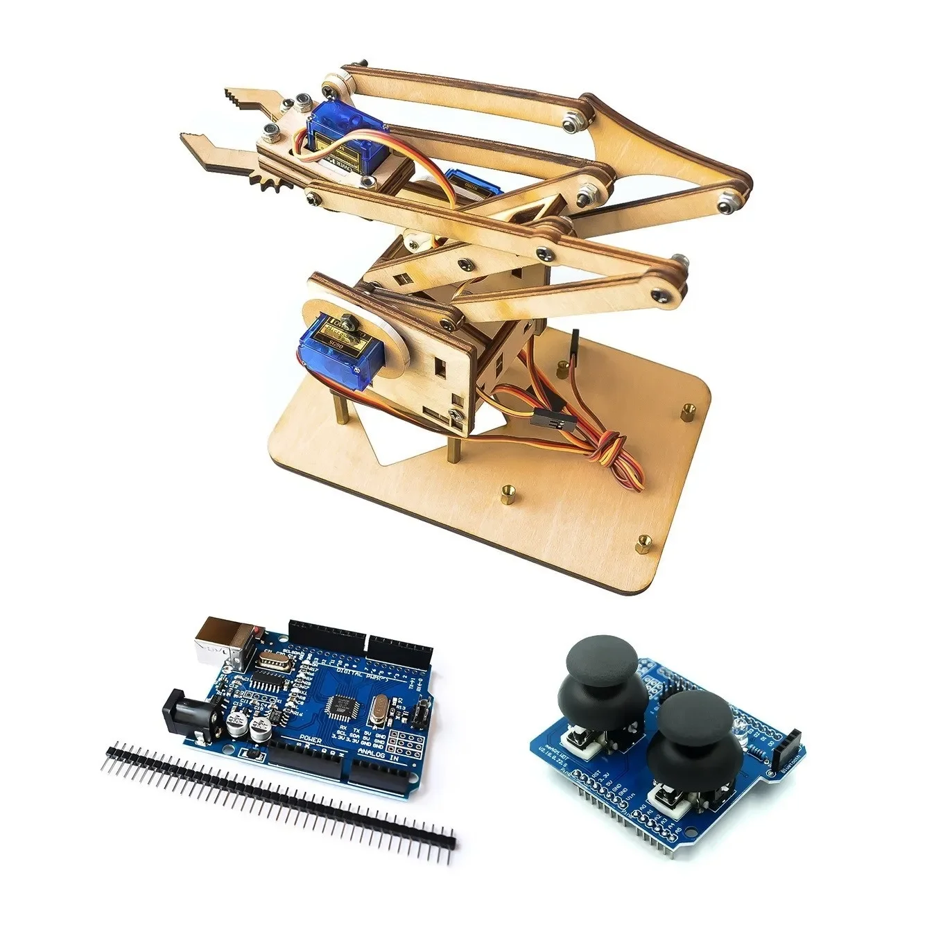4 DOF Demontage Acryl mechanische Arm Roboter Manipulator Klaue – Bild 6