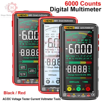 Digitalmultimeter ANENG 683 682 681 Smart High Touch 6000 Zählt Multimeter AC/DC Spannungsprüfer Strom