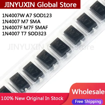 1 n4007w a7 sod-123 1000 1 n4007 sma m7 1a 1 n4007f m7f smaf 123 v 1 n4007 t7 sod-smd diode (500 Stück)