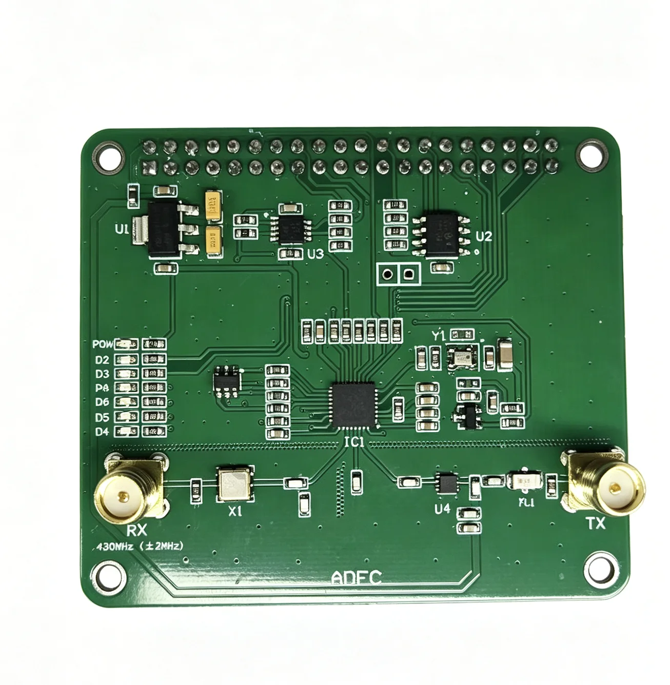 HAM TETRA TMO HAT SXceiver HAT Duplexer UHF 430-440MHz für Raspberry PI 3B/3B+/4B/5B Z32IT Open Source