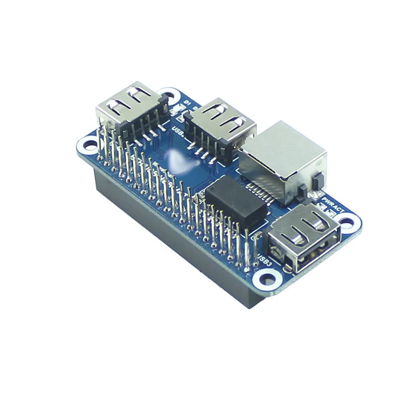Raspberry Pi Zero W/2 W Ethernet & USB HUB HAT - 10/100M LAN RJ45 – Bild 3