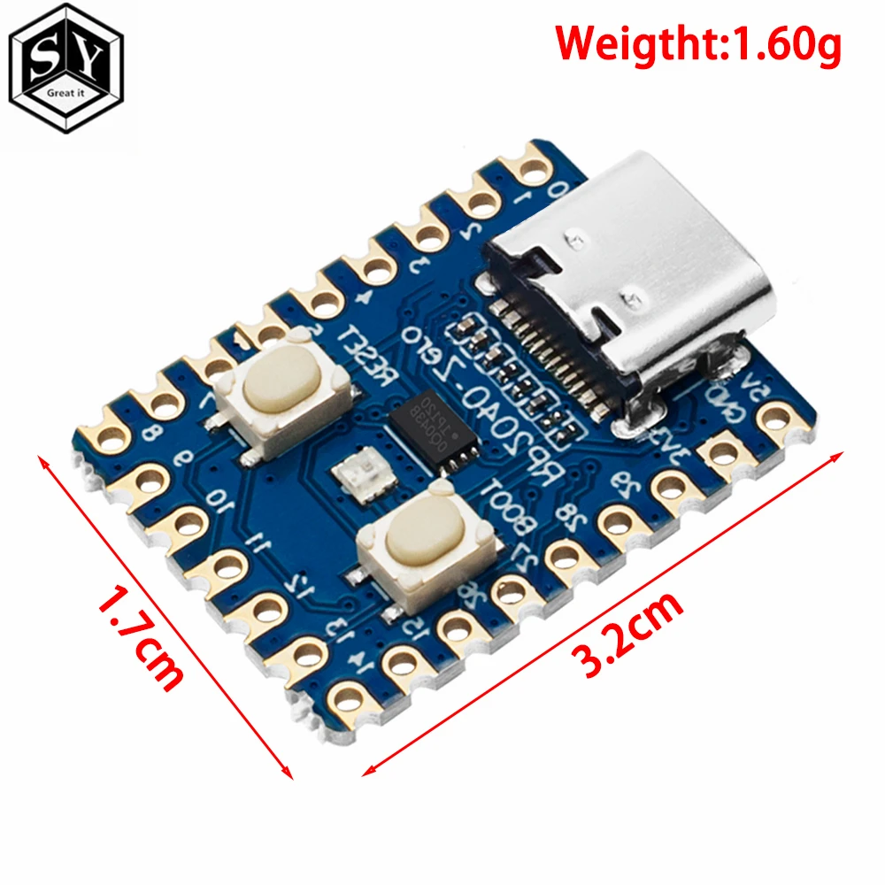 RP2040-Zero RP2040 Für Raspberry Pi Mikrocontroller PICO Development – Bild 3