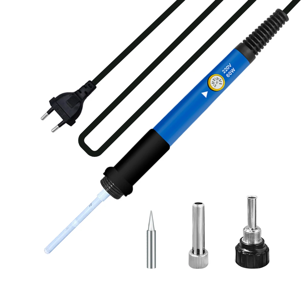 60W Lötkolben Kit Set Einstellbare Temperatur Elektrische Solder – Bild 5
