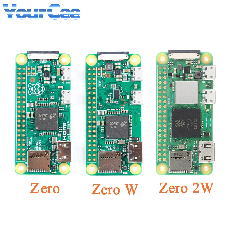 Raspberry Pi Zero/ZERO W/ Zero 2W mit WLAN, drahtloser Bluetooth-kompatiblem Entwicklungsboard, 1GHz CPU