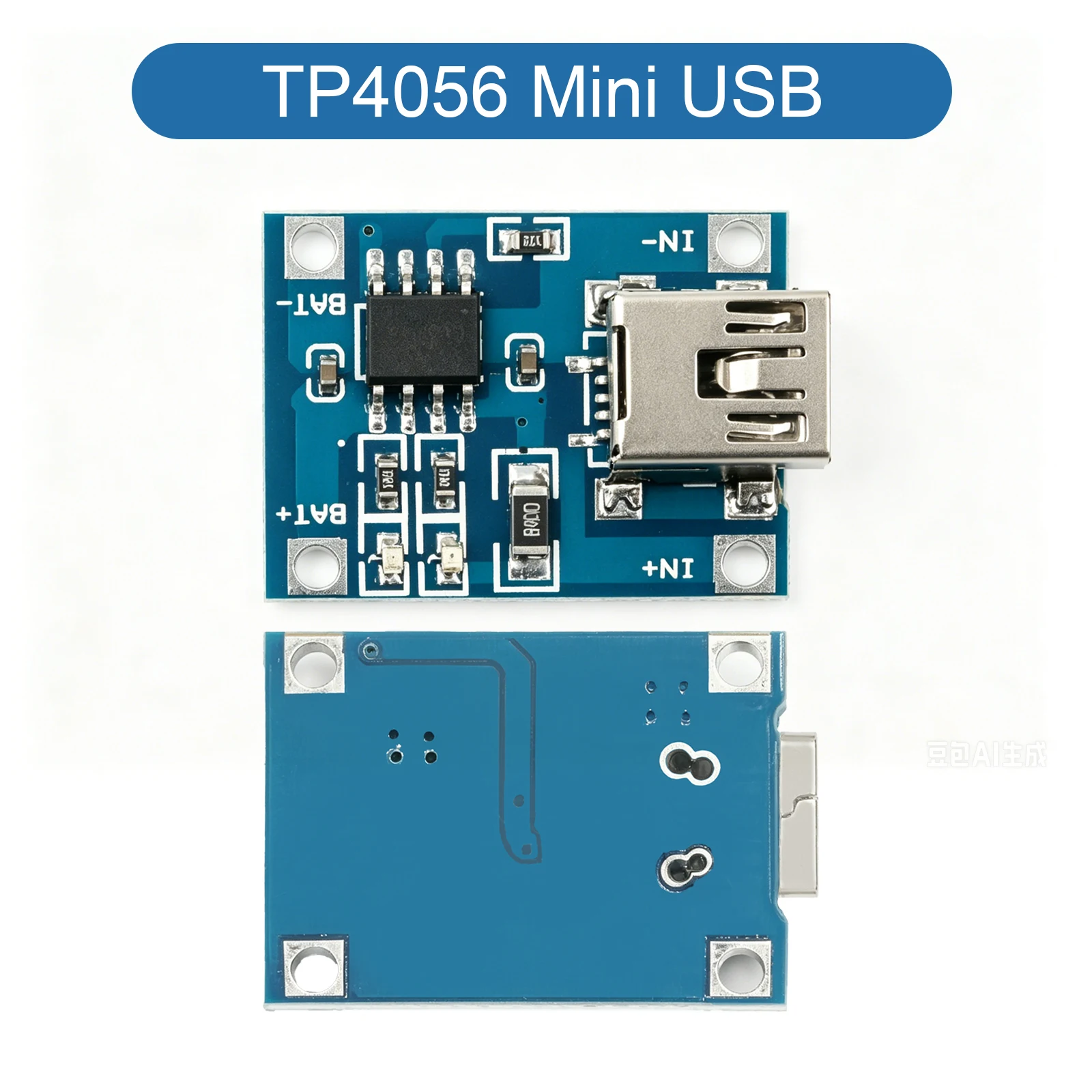 TP4056 Lithium-Batterie-Lademodul 5V 1A Schutzfunktion (5 Stück) – Bild 2