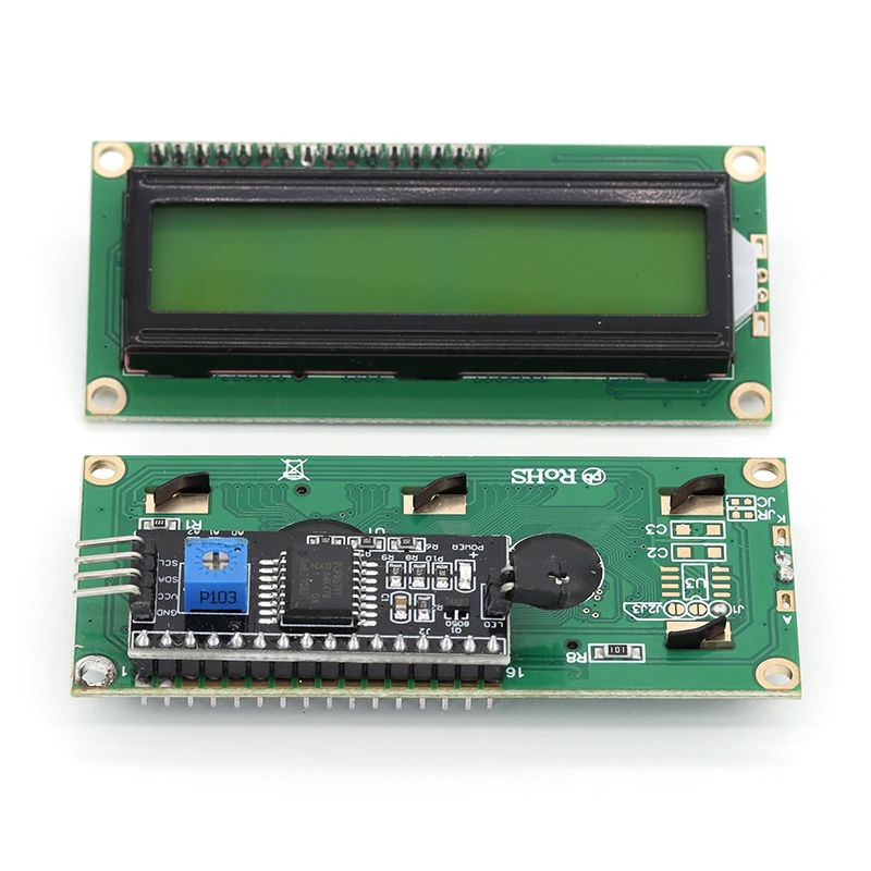 LCD1602 1602 LCD Modul Blau/Gelb Grün Bildschirm 16x2 Zeichen LCD – Bild 2
