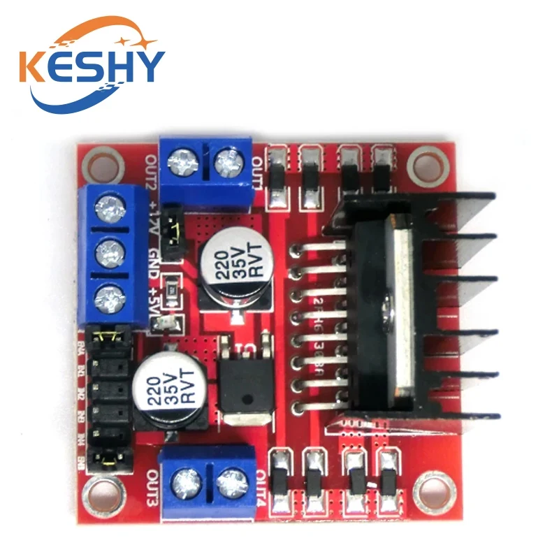 L298N DC-Motortreiber-Modul L298N Schrittmotor Smart Car Roboter – Bild 2