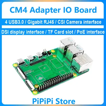 Himbeer-Pi cm4 bis Pi4B-Adapter-Platine Computer modul 4 io-Karte auf 4 usb3.0/poe/csi/dsi/Gigabit eth/40
