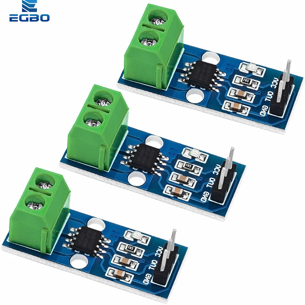 ACS712 5A 20A 30A Range Hall Strom Sensor Modul ACS712 Modul – Bild 6