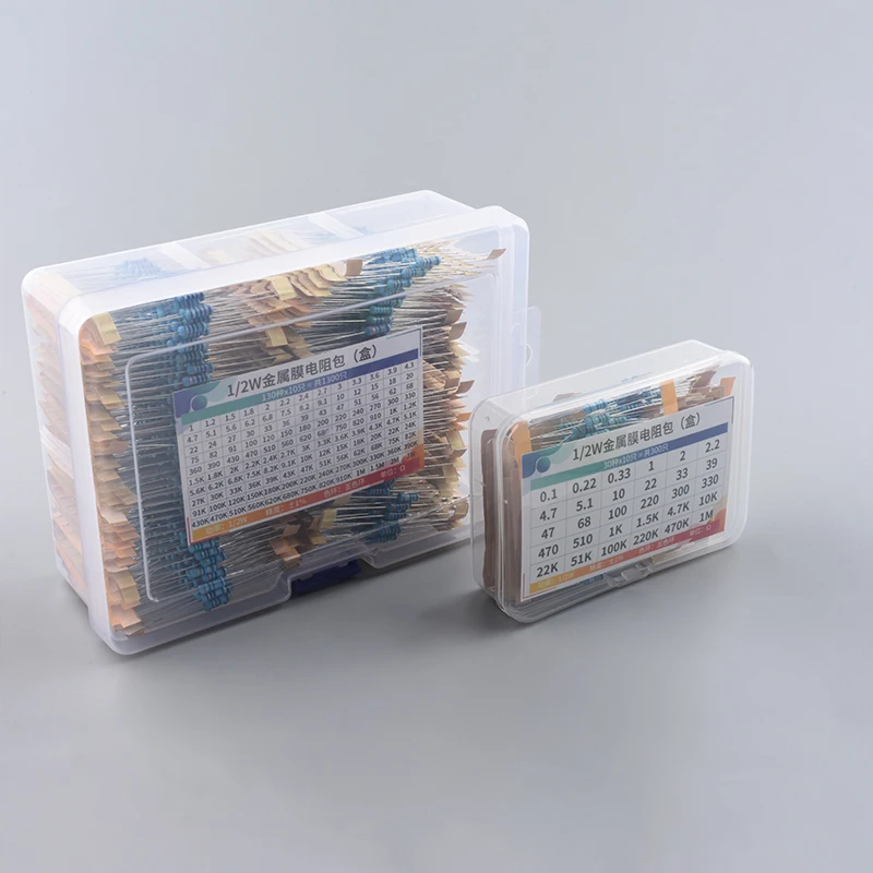 1/2 W Metallschichtwiderstände-Set, 300 Stück/Packung, 1300 Stück, 1 – Bild 2