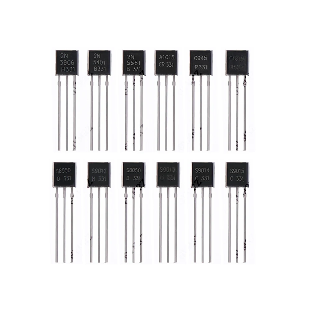 TO-92-Transistor-Sortiment-Set mit 24 Werten (480 Stück) – Bild 6