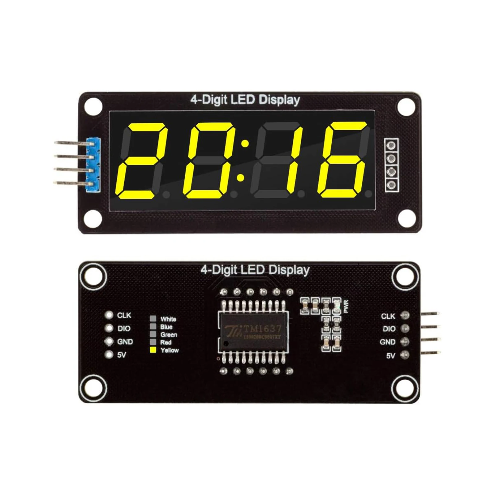TM1637 0,56" 0,56 Zoll 7-Segment-Digitalanzeige 4-stelliges LED-Modul – Bild 4