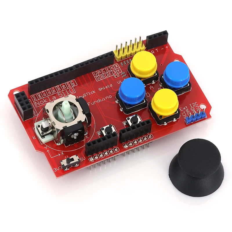 Gamepad Joystick Keypad Shield PS2 für Arduino nRF24L01 Nk 5110 LCD – Bild 2