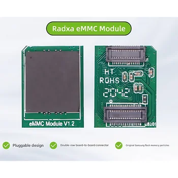 Radxa eMMC-Speichermodul 16G/32G/64G/128G/256G steckbarer Speicher