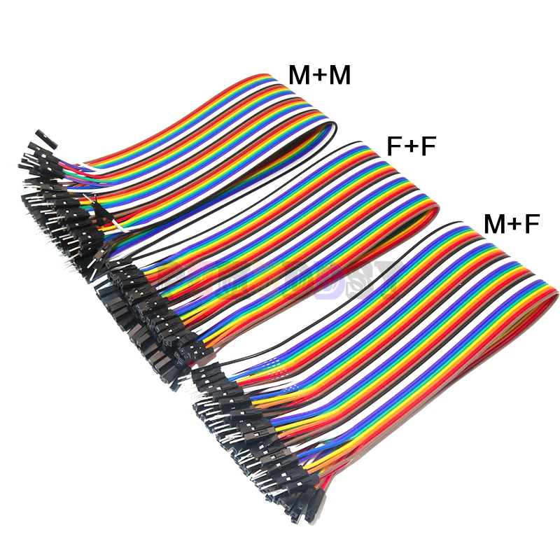 40PIN 20CM Dupont Linie Stecker Auf Stecker + Buchse Und Buchse Auf Buchse Jumper Dupont draht Kabel