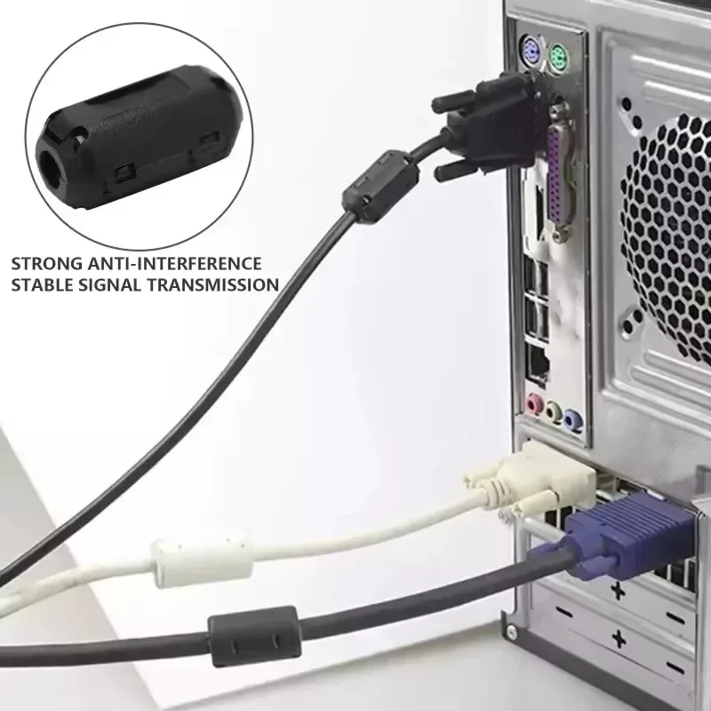 Magnetischer Ferritkern-Entstörfilter für Stromkabel - Kabelklemme – Bild 3