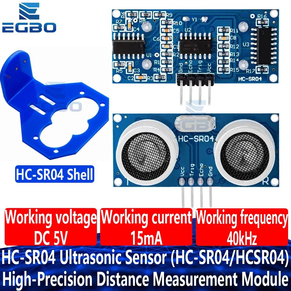 HC-SR04 Ultraschallsensor (HC-SR04/HCSR04) - hochpräzises Entfernungsmessmodul für Arduino
