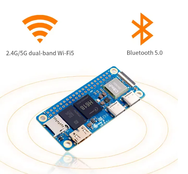 Orange Pi Zero 2 W 1/2/4GB RAM DDR4 Mini-PC Allwinner H618 Orange Pi – Bild 4
