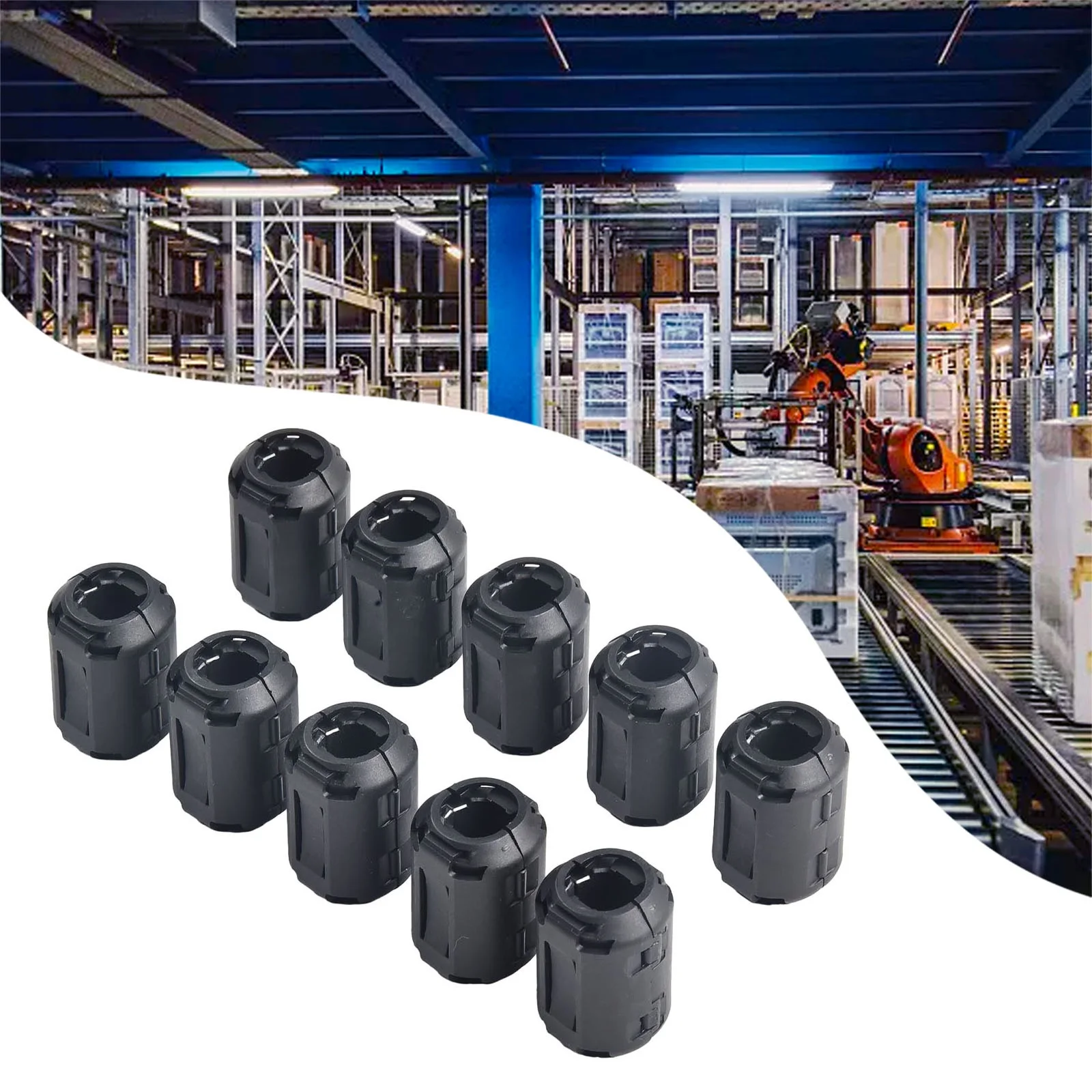 TDK Ferrit Core Choke Clip Noise Suppressor Filter Ring (10 Stück) – Bild 2
