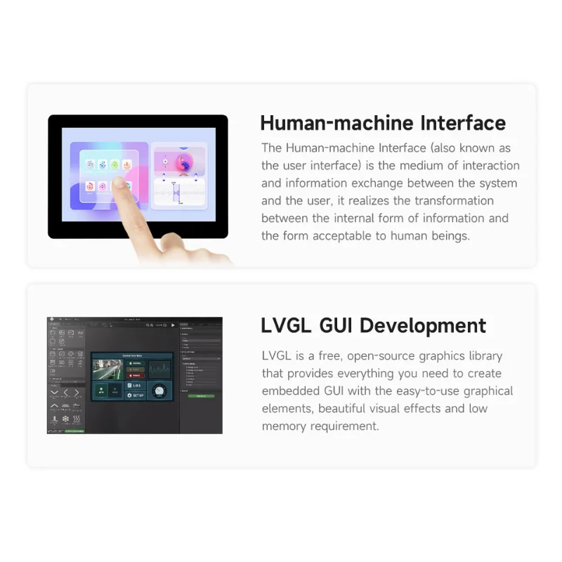 ESP32-S3 5 Zoll IPS Touchscren HMI LVGL GUI Entwicklungsboard – Bild 6