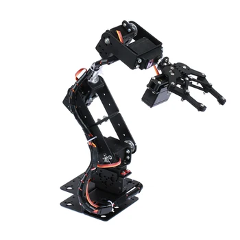 Roboterarm-Bausatz 6 DOF Programmierbarer Roboterarm DIY-Kit für Arduino Raspberry Pi Roboter für UNO/ESP32