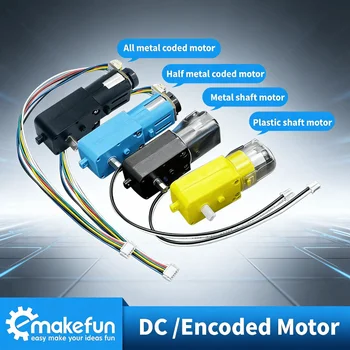 TT Motor DC 3-6V Getriebemotor Doppelwelle 200 U/min Übersetzungsverhältnis 1:48 1:90 Motorkit für Arduino DIY
