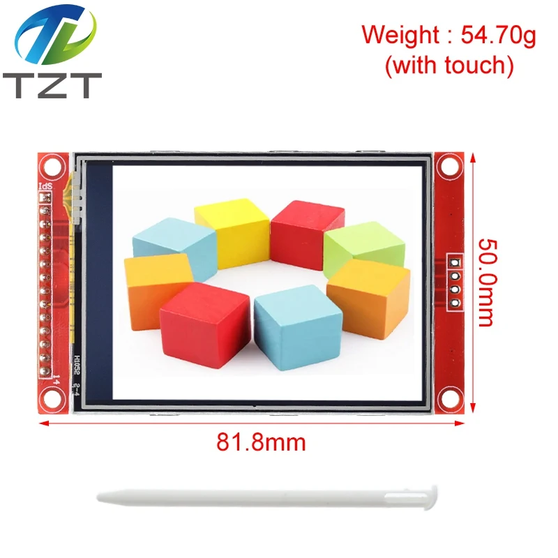 240x320 2,8" SPI TFT LCD Touch Panel Serielles Portmodul mit PBC – Bild 2