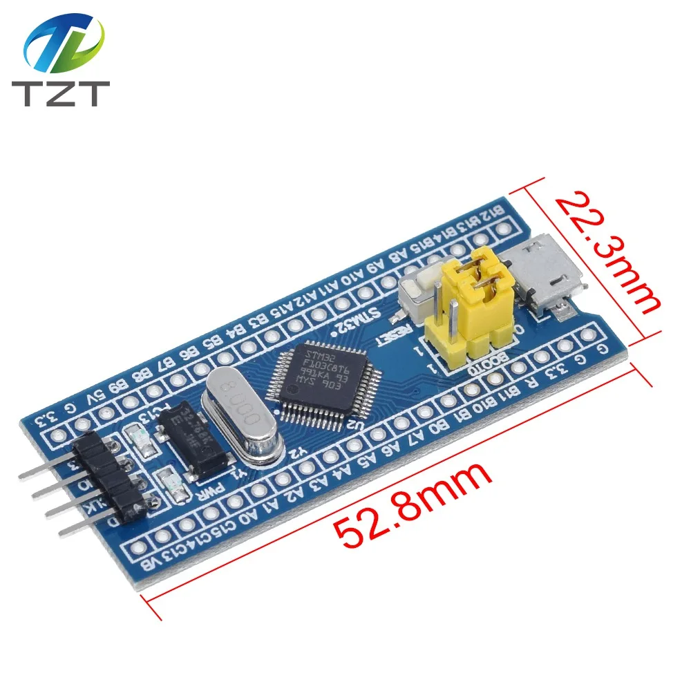 DIYTZT STM32F103C8T6 ARM STM32 Entwicklungsboard-Modul für Arduino – Bild 2