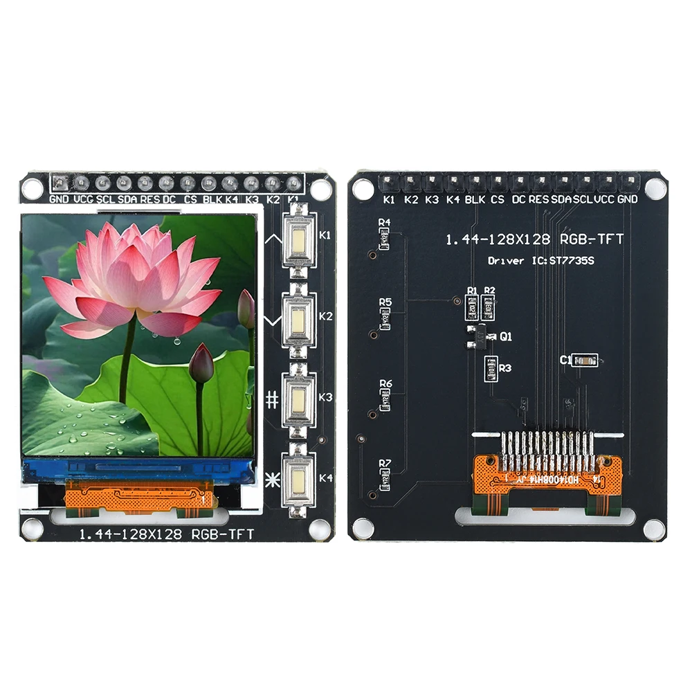 LCD-Anzeigemodul 0,96/1,3/1,44/1,8 Zoll TFT IPS Farbbildschirm ST7735 – Bild 2
