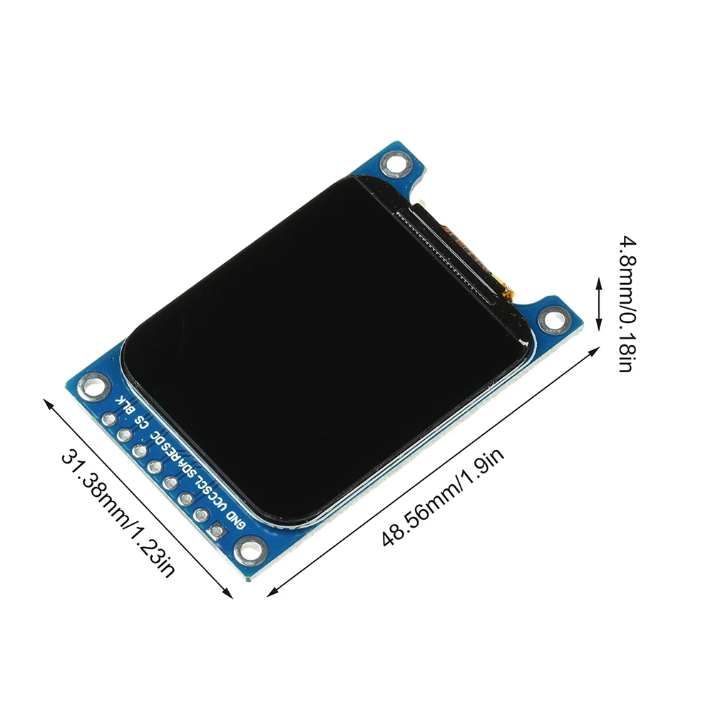 1,69-Zoll-TFT-LCD-Display, LCD mit abgerundeten Ecken, 8-poliges – Bild 3