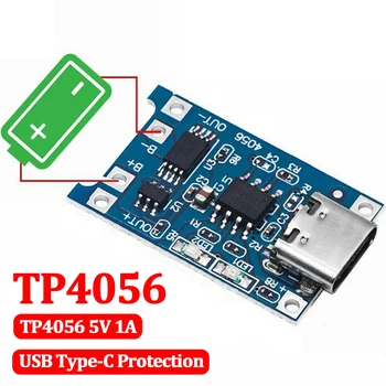 Tp4056 5v 1a 18650 Lithium-Batterie lade modul Lade karte mit Schutz Micro-USB-Typ-C-Batterie lade platinen