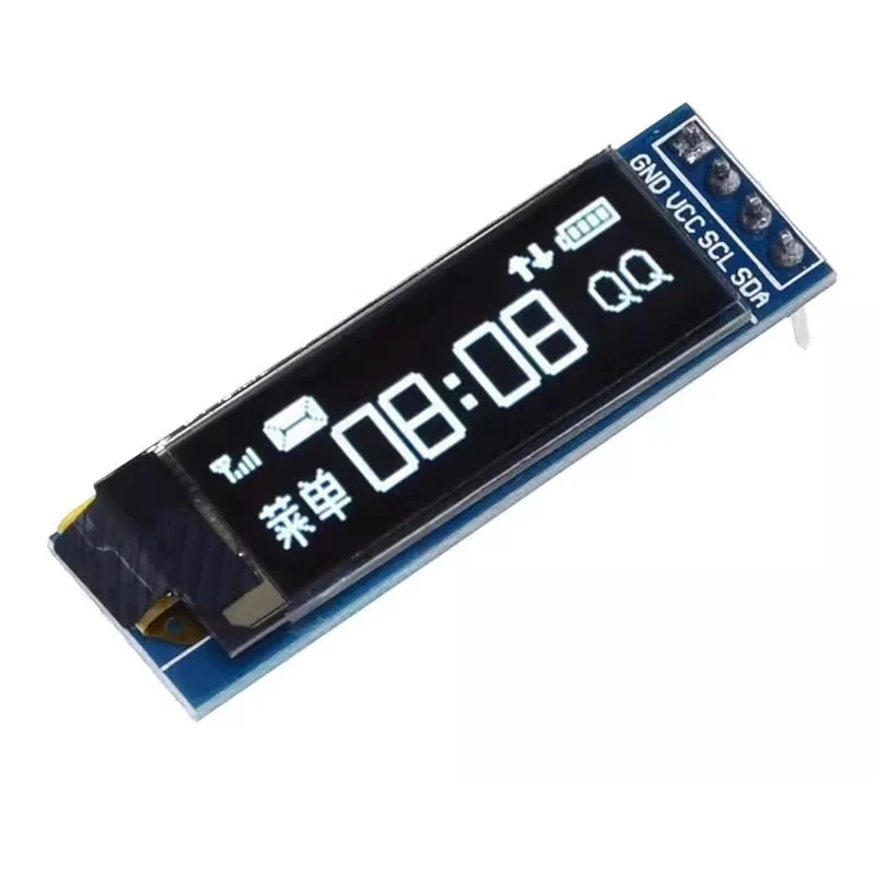 0,91 Zoll OLED-Anzeigemodul weiß/blau OLED 128 x 32 LCD-LED-Anzeige – Bild 5