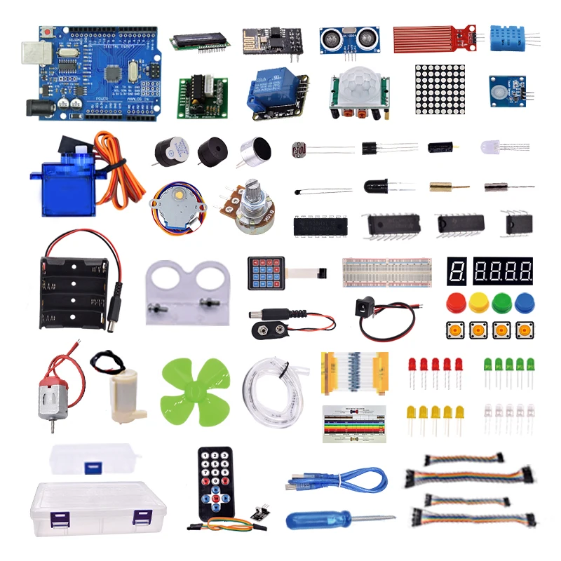 Super Starter-Kit mit WLAN-Modul, 130-Motor, HC-SR501, 1602, Relais – Bild 2