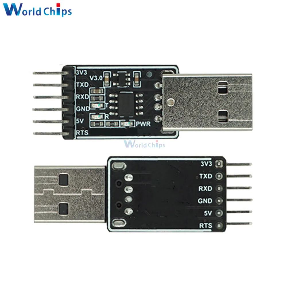 CH340 Integrierte Modul CH340N USB zu TTL Serial Port Modul 5V zu 3,3 V Konverter Adapter Debugging Download
