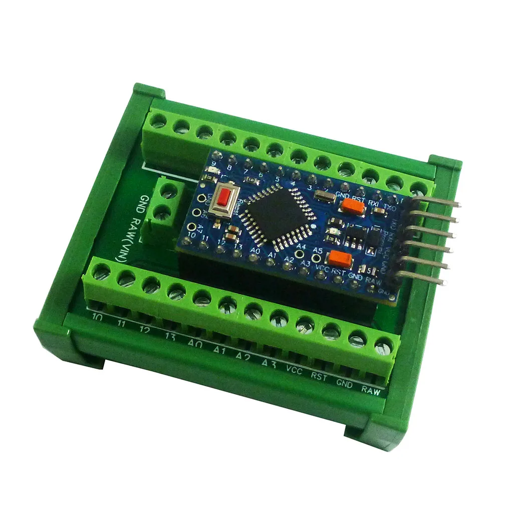 DIN-Schienen-Montage-Klemmenblock-Adaptermodul für Arduino Pro Mini – Bild 4