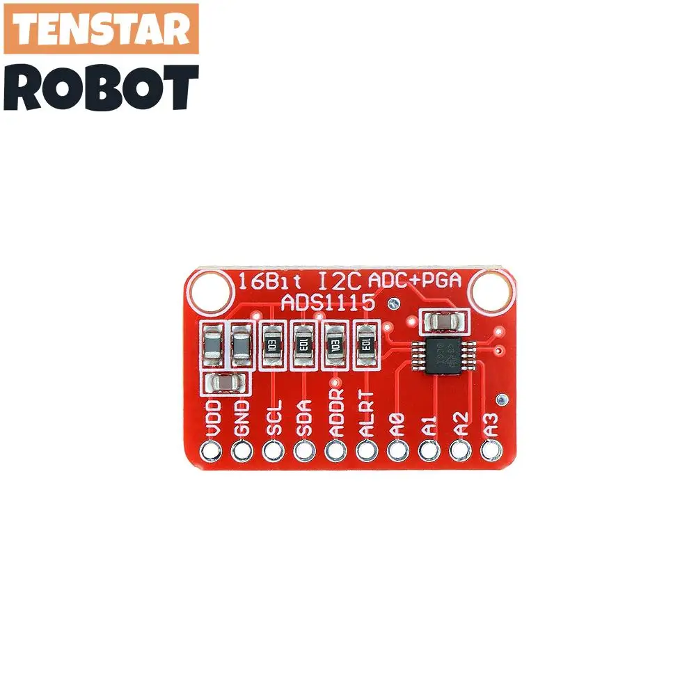 TENSTAR 2 Stück ADS1115 Modul Red Board 16 Bit I2C ADC 4 Kanal mit Pro – Bild 5