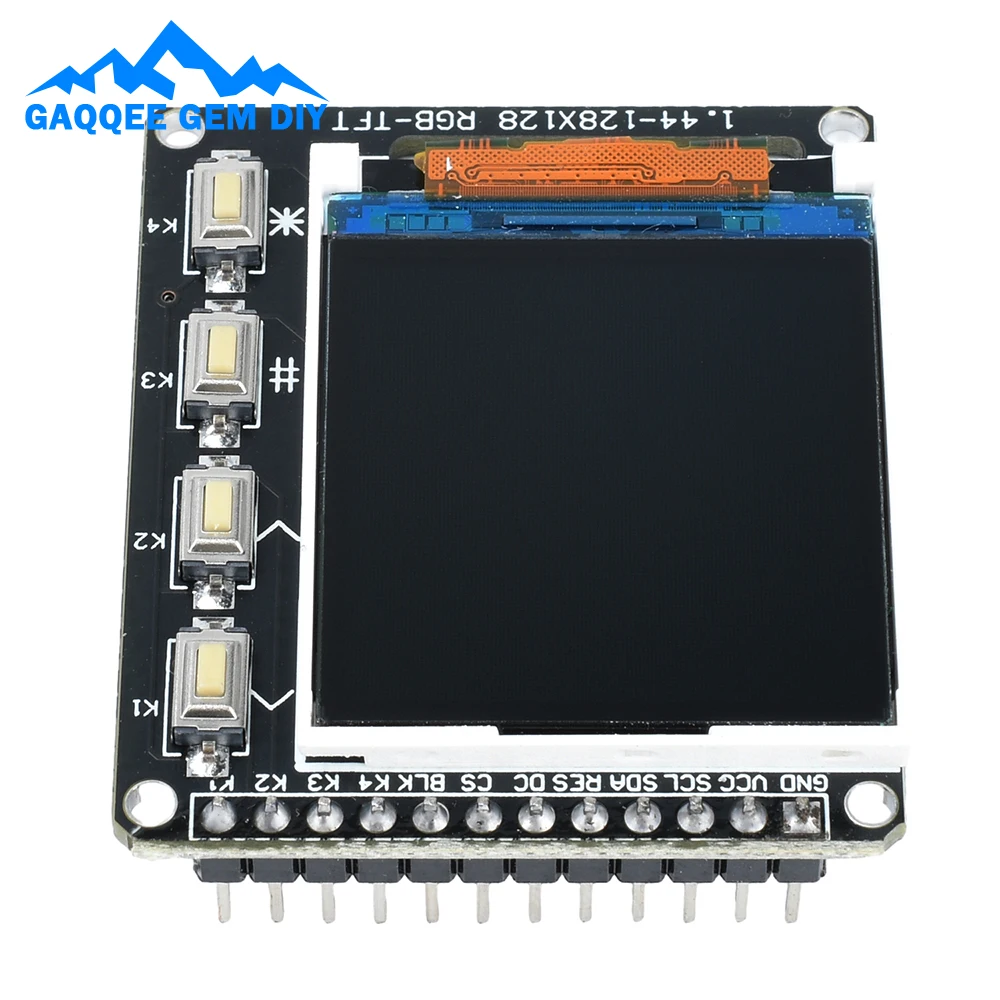 LCD-Anzeigemodul 0,96/1,3/1,44/1,8 Zoll TFT IPS Farbbildschirm ST7735 / ST7789 Treiber SPI-Schnittstelle mit 4