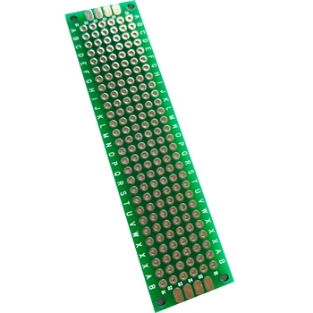 Universal Board Plate 2x8cm 1.6mm Double-Sided PCB Sample 0.95 Hole 2.54 Spacing Experiment Breadboard Printed