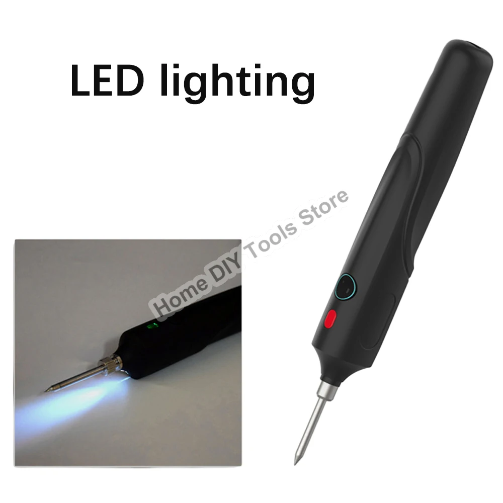 8W USB-Lötkolben-Set mit einstellbarer Temperatur Keramik kern Heizung – Bild 3