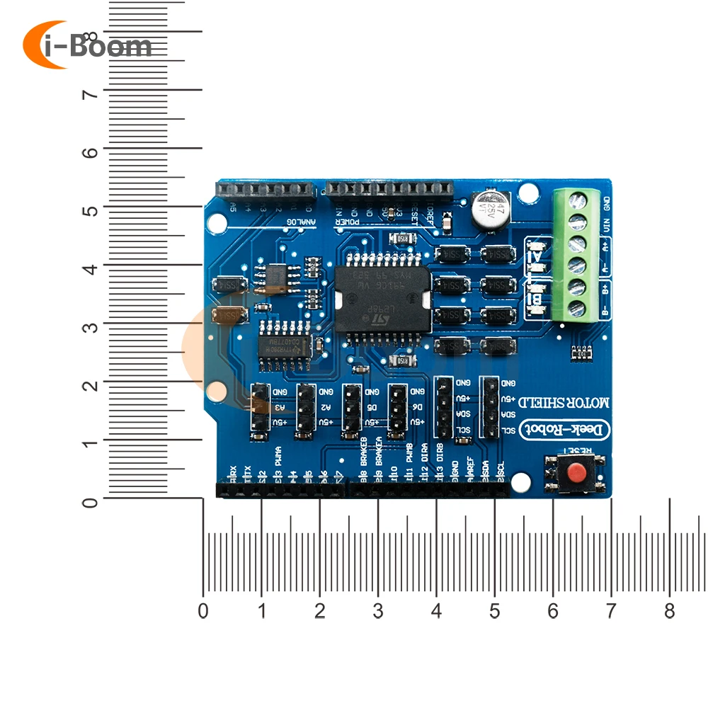 L298P Motortreiber-Erweiterungs platine Motortreiber-Modul für Arduino – Bild 6