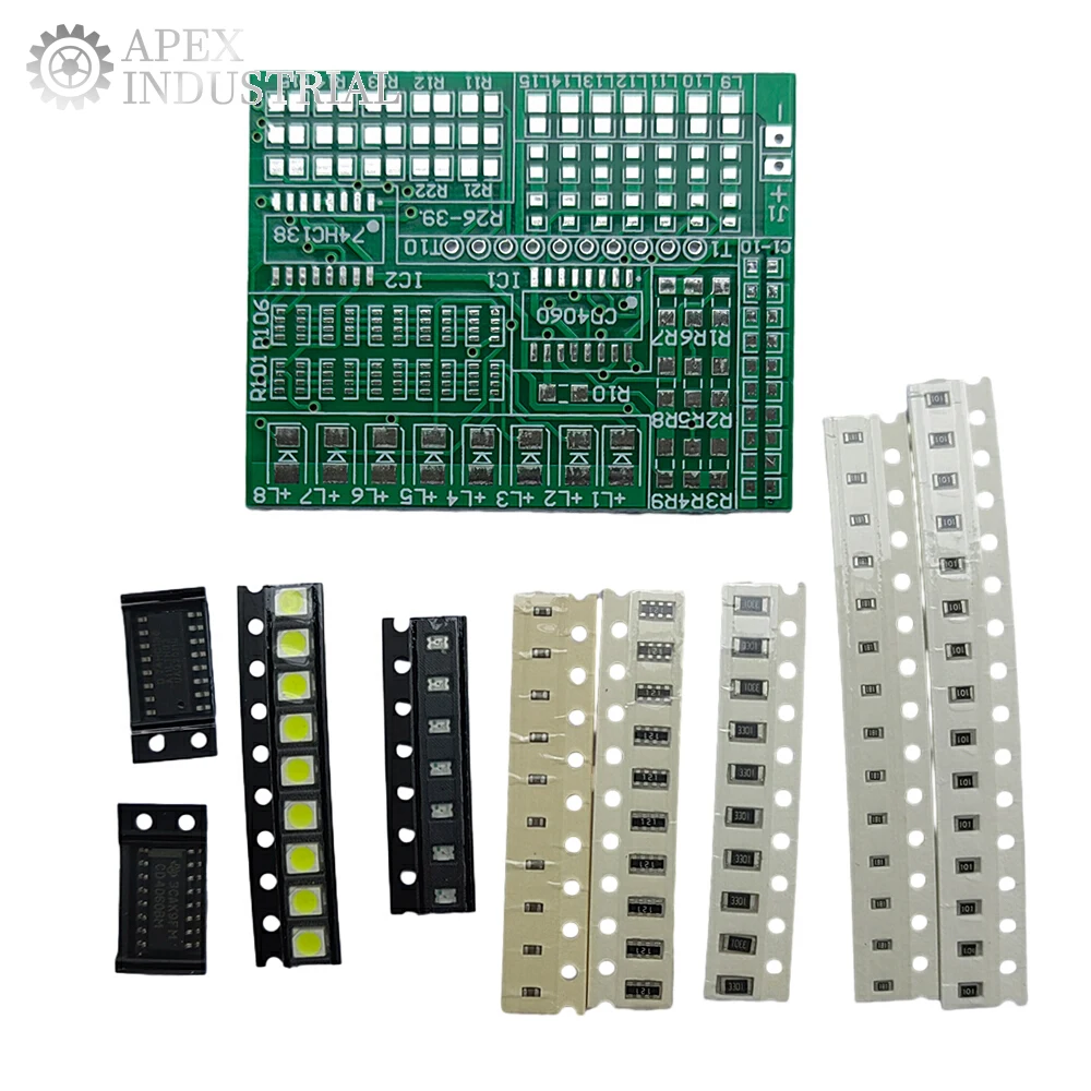 Lötübungsplatine, SMD-Leiterplatte, LED, elektronische SMT-Komponente – Bild 2