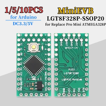 DC3.3V/5V MiniEVB LGT8F328P-SSOP20 Arduino-Entwicklungsplatine, kompatibel mit Pro Mini ATMEGA328P